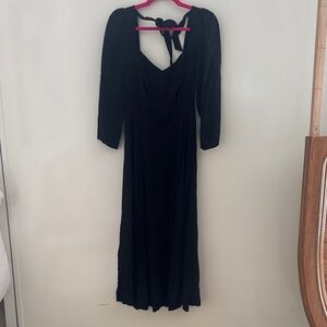 Reformation Elegant Black Long Sleeve Dress NEVER BEEN WORN